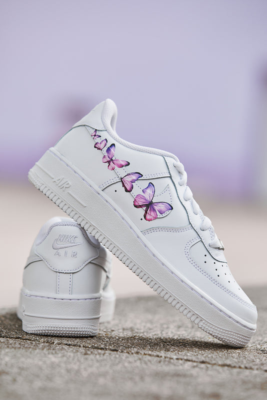 Air Force 1 Rose Butterfly Swoosh