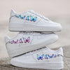 Air Force 1 Blue Butterfly Swoosh