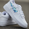 Air Force 1 Blue Butterfly Swoosh